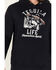 Image #3 - Moonshine Spirit&reg; Men's Tequila Life Hooded Sweatshirt, Navy, hi-res