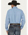 Image #4 - George Strait by Wrangler Men's Geo Print Long Sleeve Button-Down Stretch Western Shirt - Tall, , hi-res