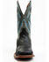 Image #4 - Dan Post Men's Leon Crazy Horse Performance Leather Western Boot - Broad Square Toe, Black/blue, hi-res