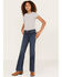 Image #1 - Shyanne Girls' Harrah Dark Wash Bootcut Jeans, Dark Wash, hi-res