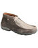 Image #1 - Twisted X Men's Woven Driving Moccasin Shoes - Moc Toe, Grey, hi-res