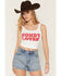 Image #1 - White Crow Women's Howdy Lover Graphic Tank, White, hi-res