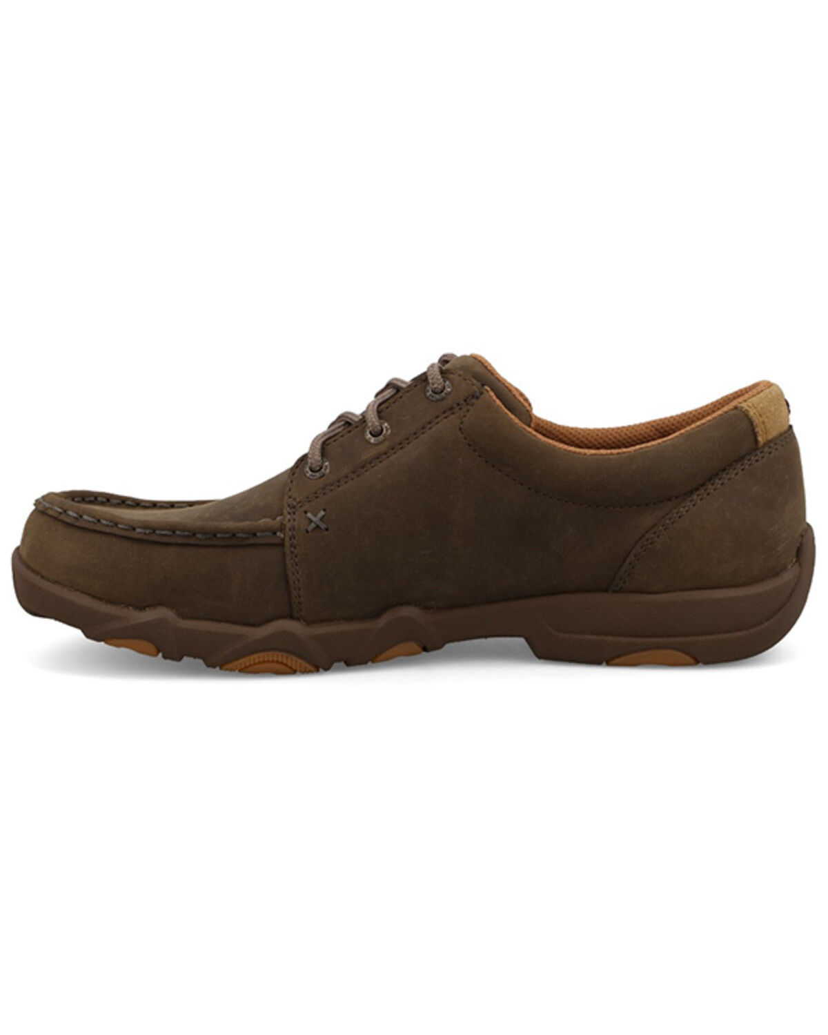 Image #3 - Twisted X Men's Boat Shoe Ultralite X&trade; Driving Mocs, Beige, hi-res