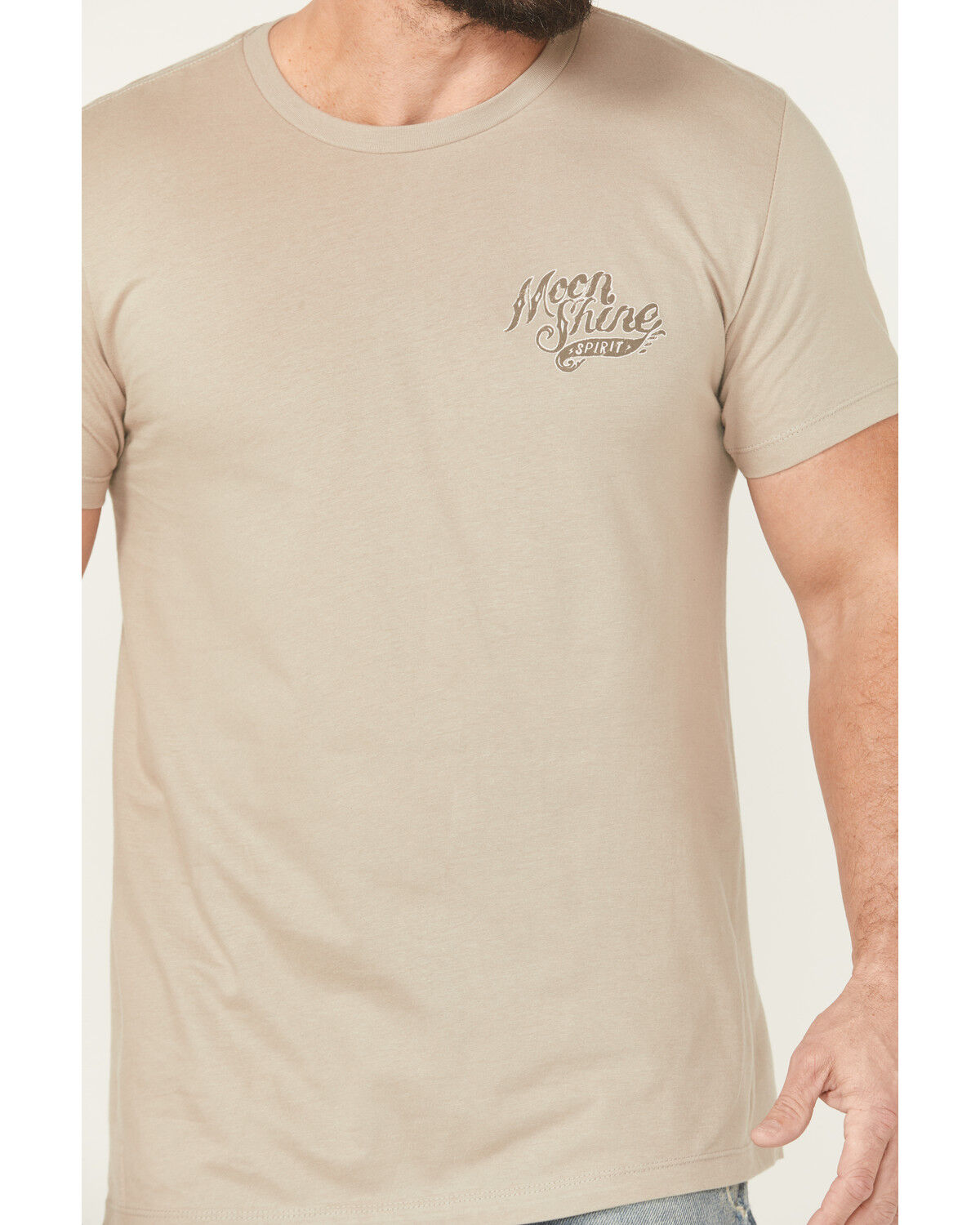 Image #3 - Moonshine Spirit&reg; Men's Bandana Short Sleeve Graphic T-Shirt, Tan, hi-res