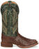 Image #2 - Tony Lama Men's Hayden Exotic Full Quill Ostrich Western Boots - Broad Square Toe , Brown, hi-res