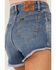 Image #4 - Lee Women's Vintage Trashed Modern High Rise Cut Off Shorts, Blue, hi-res