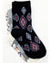 Image #2 - Shyanne Girls' Jesse Southwestern Crew Socks - 3-Pack , Blue, hi-res