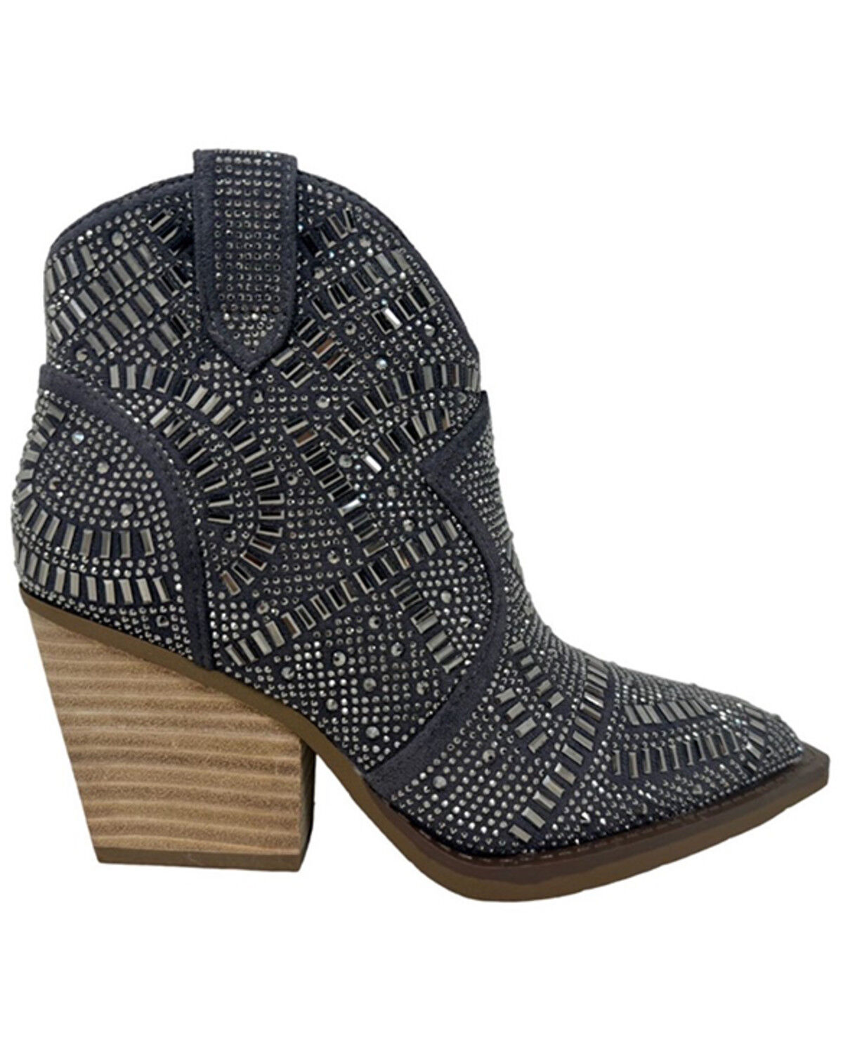 Very G Women's One Day Fashion Booties - Snip Toe, Grey, hi-res