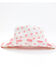 Image #3 - Shyanne Little Girls' Justice Straw Western Hat, Pink, hi-res