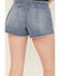 Image #4 - Shyanne Women's Light Wash Super High Rise Pull On Shorts, Dark Wash, hi-res