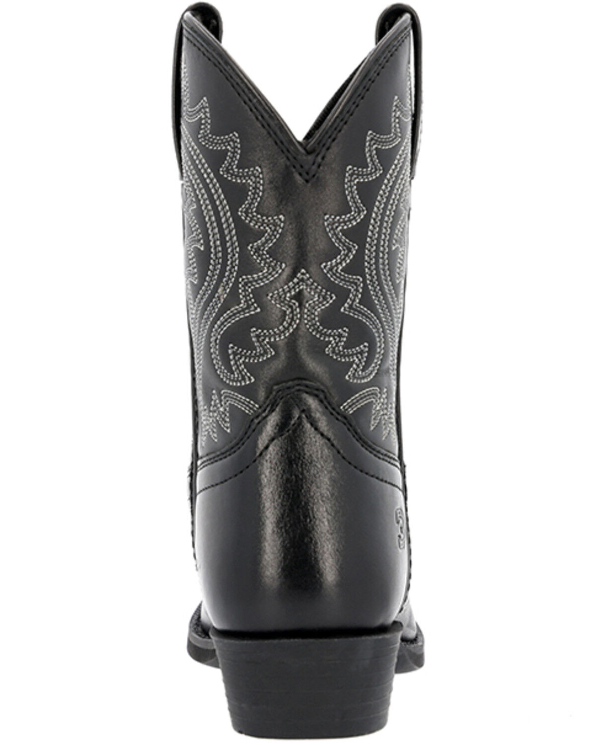 Image #5 - Durango Girls' Shyloh Western Boots - Round Toe, Black, hi-res