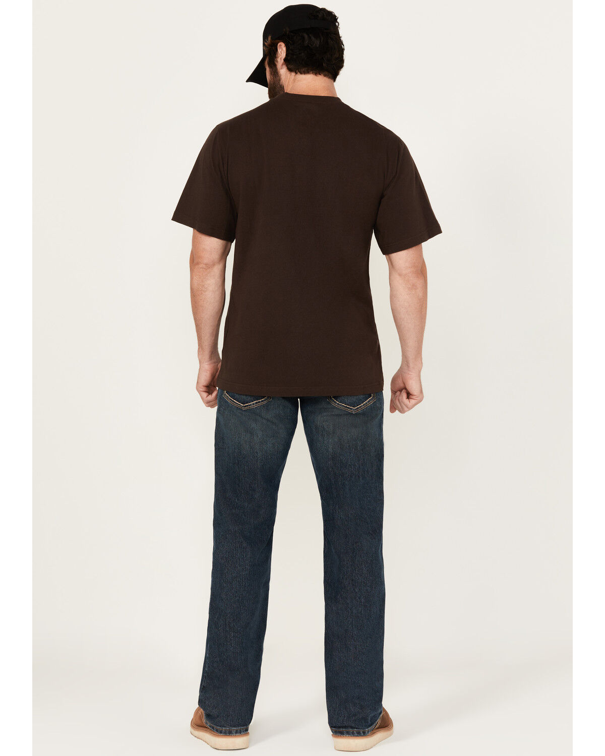 Image #3 - Ariat Men's Rebar M5 Durastretch Dark Wash Low Rise Straight Jeans, Denim, hi-res