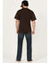 Image #3 - Ariat Men's Rebar M5 Durastretch Dark Wash Low Rise Straight Jeans, Denim, hi-res