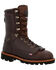 Image #1 - Rocky Men's Elk Stalker Waterproof Lace-Up Work Boots - Round Toe , Brown, hi-res