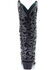 Image #4 - Corral Women's Inlay Embroidery Western Boots - Snip Toe, Black, hi-res