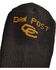 Image #2 - Dan Post Men's Cowboy Certified Over the Calf Socks, Black, hi-res