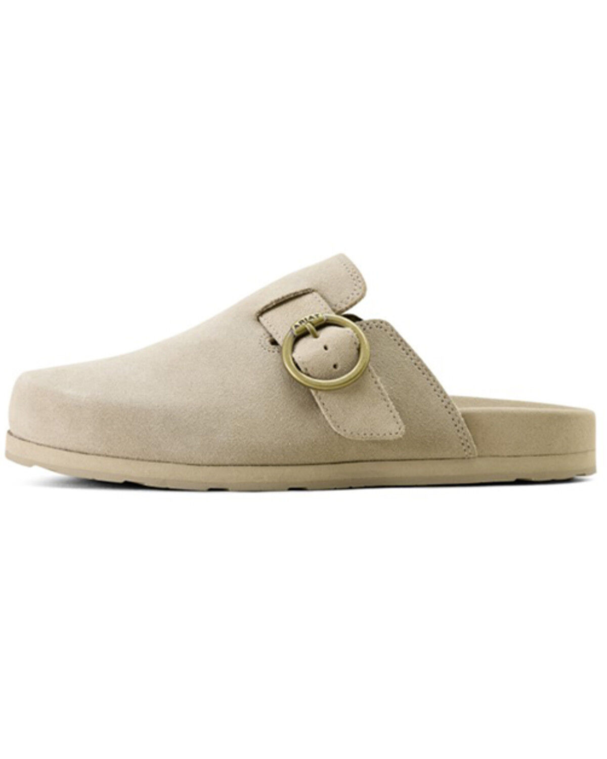 Image #3 - Ariat Women's Suede Country Mules, Oatmeal, hi-res