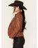 Image #2 - Maurtius Leather Women's Studded Leather Jacket , Tan, hi-res