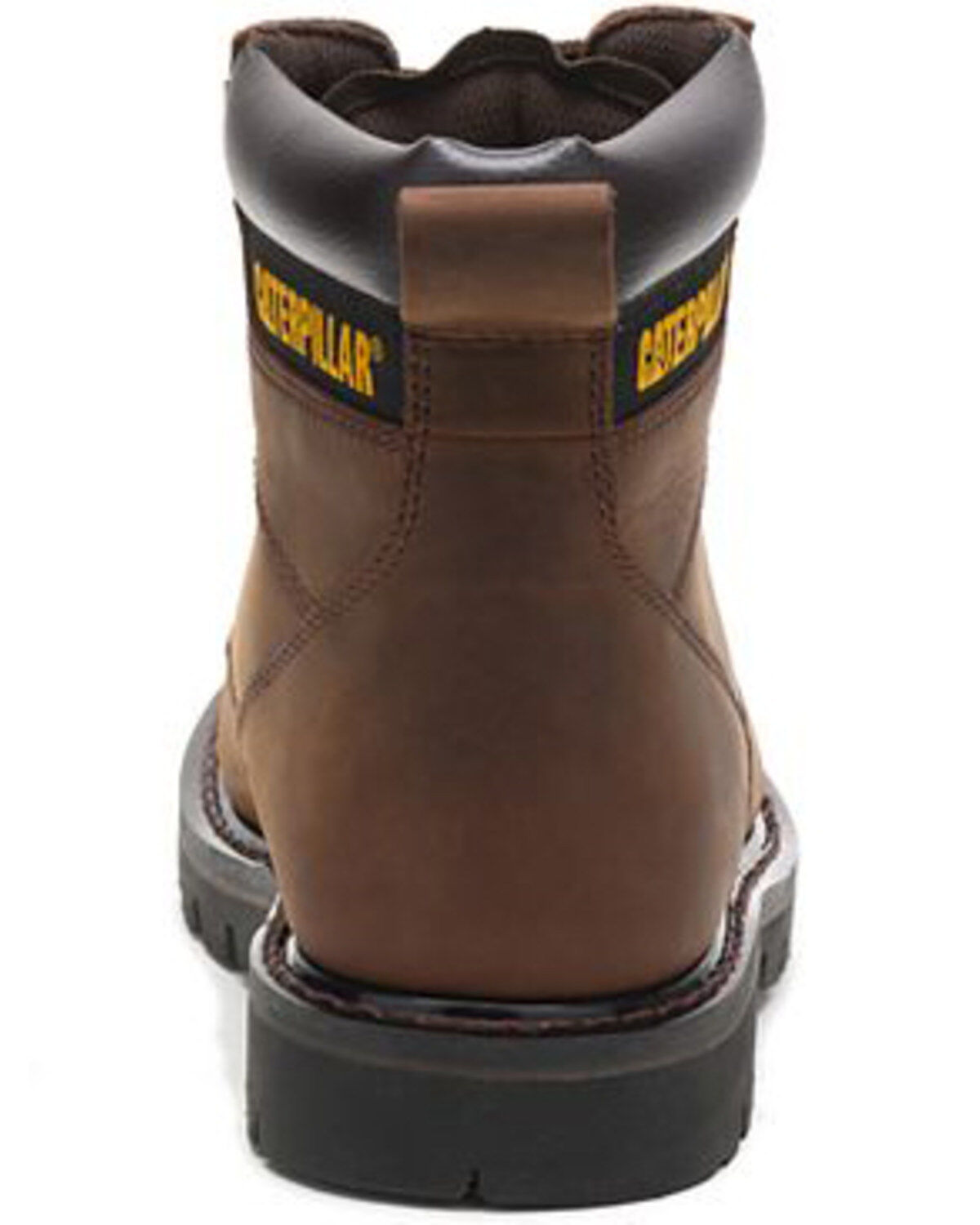 Image #4 - CAT Men's Second Shift Work Boots, Dark Brown, hi-res