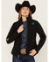 Image #2 - Ariat Women's Team Logo Softshell Jacket, Black, hi-res