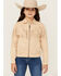 Image #1 - Shyanne Girls' Juniper Faux Suede Fringe Jacket, Tan, hi-res