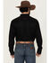 Image #4 - Ariat Men's Solid Twill Long Sleeve Western Woven Shirt, Black, hi-res