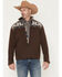 Image #1 - RANK 45&reg; Men's Cheneka 2.0 Colorblock Southwestern Print Softshell Jacket, Brown, hi-res