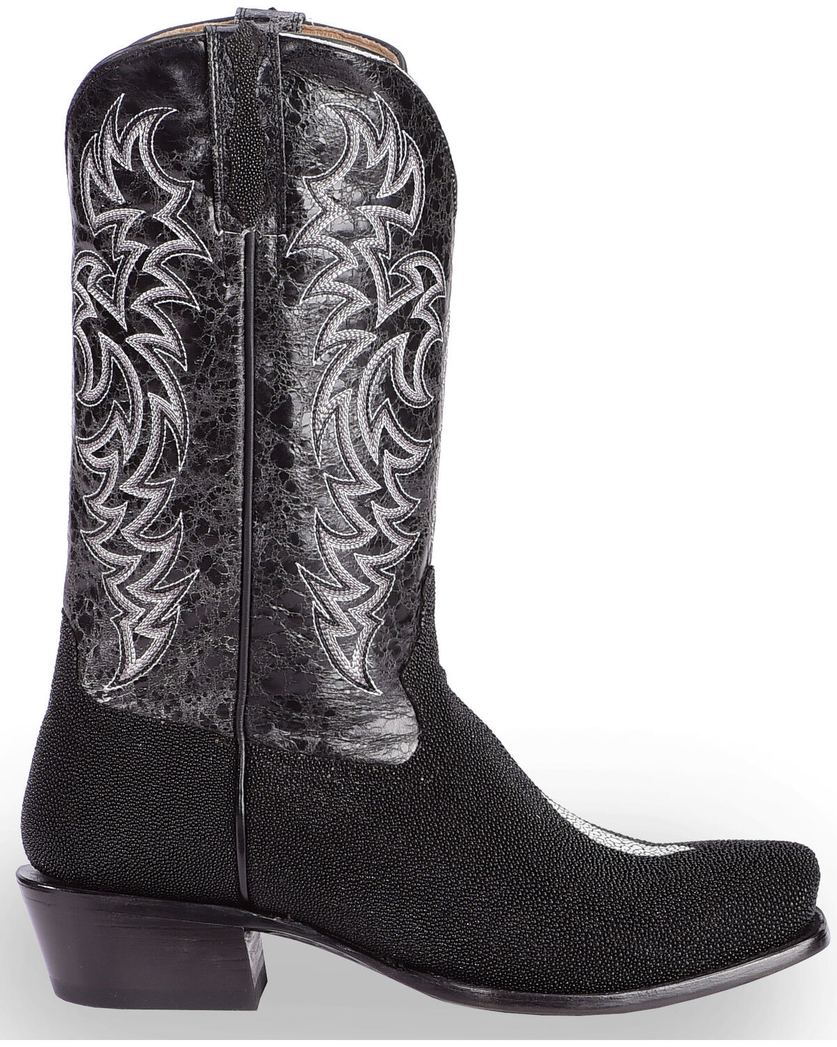 Image #2 - Moonshine Spirit&reg; Men's Stingray Exotic Boots - Square Toe, Black, hi-res