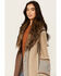 Image #2 - Shyanne Women's Oversized Faux Fur Trim Cardigan , Beige, hi-res