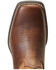 Image #4 - Ariat Boys' Anthem Patriot Distressed Western Boot - Square Toe, Brown, hi-res