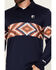 Image #3 - RANK 45&reg; Men's Border Striped Rugby Polo Shirt, Navy, hi-res