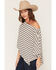 Image #2 - Wild Moss Women's Asymmetrical Poncho Top, Tan, hi-res