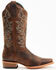 Image #2 - Shyanne Women's Cassidy Combo Western Boots - Square Toe, Brown, hi-res