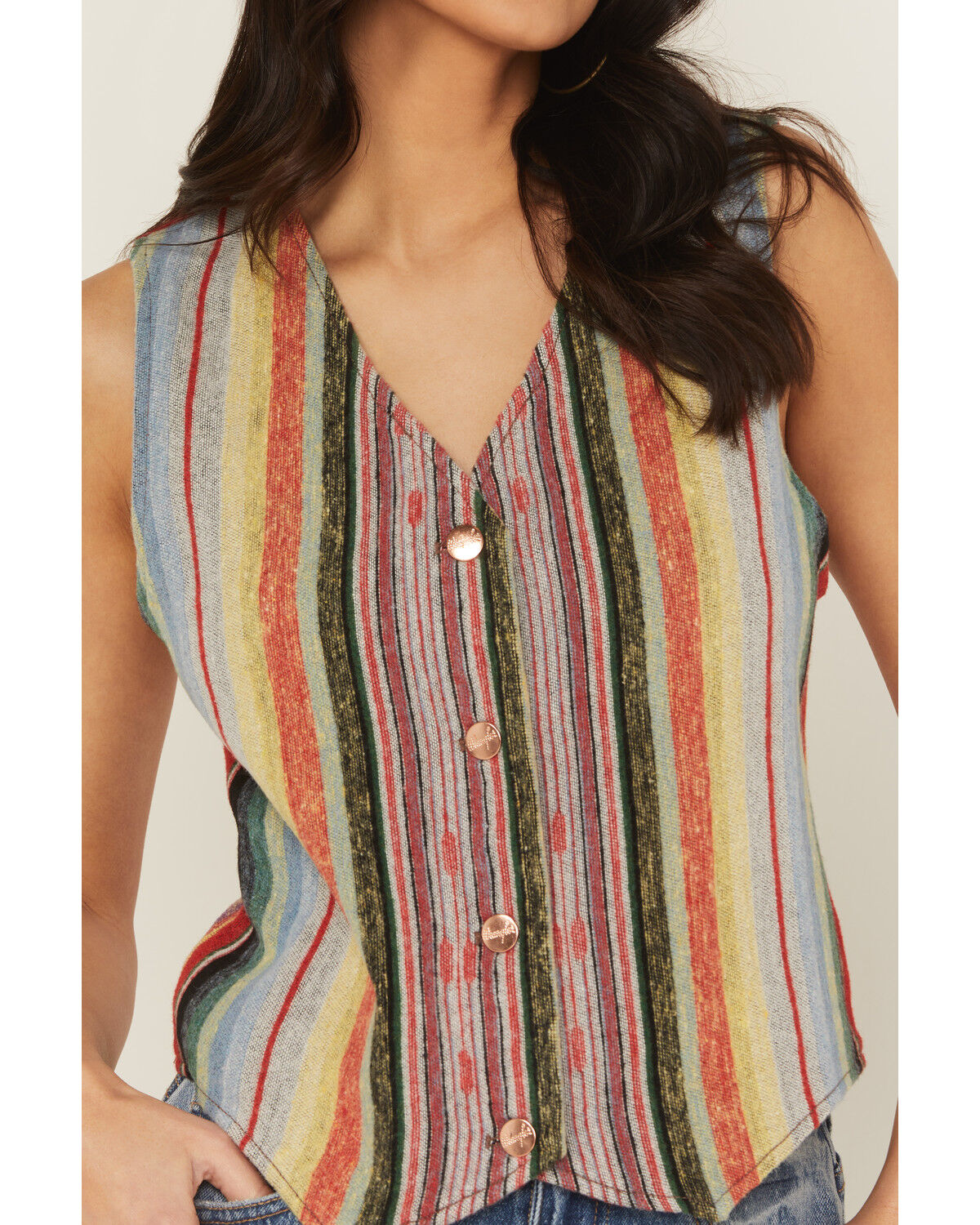 Image #3 - Wrangler X Lainey Wilson Women's Southwestern Vest, Multi, hi-res
