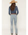 Image #3 - Ariat Women's Nayelli Medium Wash Perfect Rise Bootcut Stretch Denim Jeans, Medium Wash, hi-res