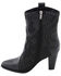 Image #4 - Milwaukee Leather Women's Studded Overlay Western Boots - Round Toe, Black, hi-res