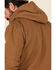 Image #5 - Carhartt Men's Washed Duck Sherpa Lined Hooded Work Jacket - Big & Tall, Brown, hi-res