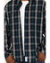 Image #3 - Resistol Men's Greeley Large Plaid Button Down Western Shirt , Navy, hi-res