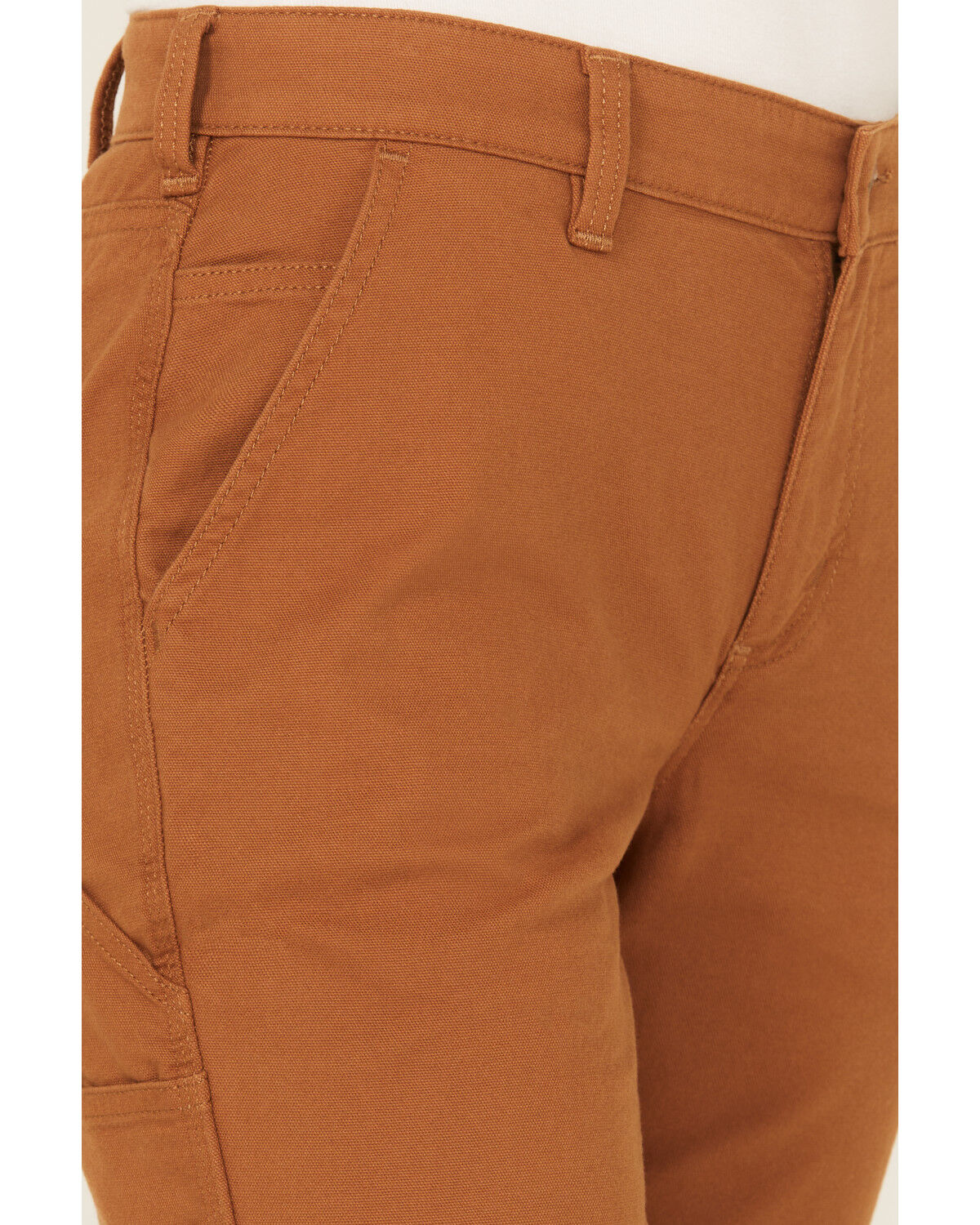 Image #2 - Carhartt Women's Rugged Flex&reg; Relaxed Fit Canvas Work Pants, Brown, hi-res