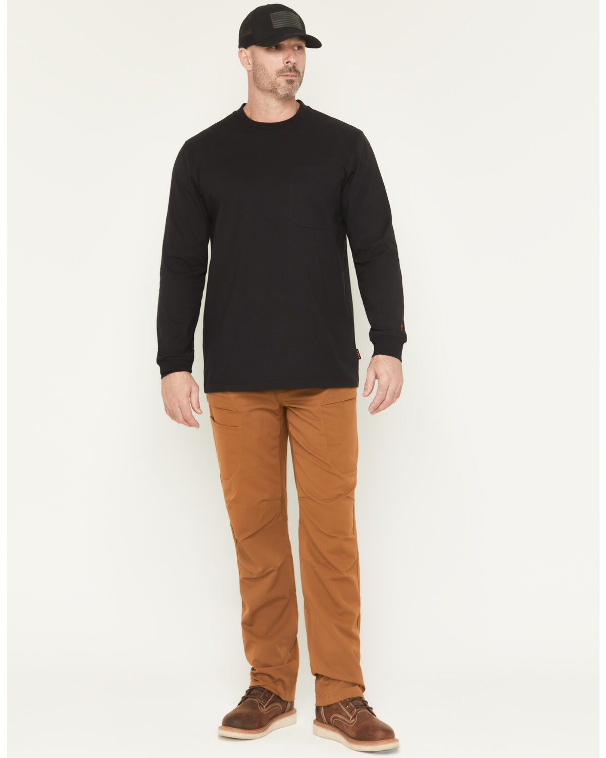 Hawx Men's Badger Double Weave Work Pants, Rust Copper, hi-res
