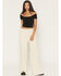 Image #1 - Wrangler X Lainey Wilson Women's High Rise Cowboy Sweatpants, White, hi-res