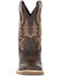 Image #5 - Durango Boys' Lil Rebel Western Boots - Square Toe, Dark Brown, hi-res