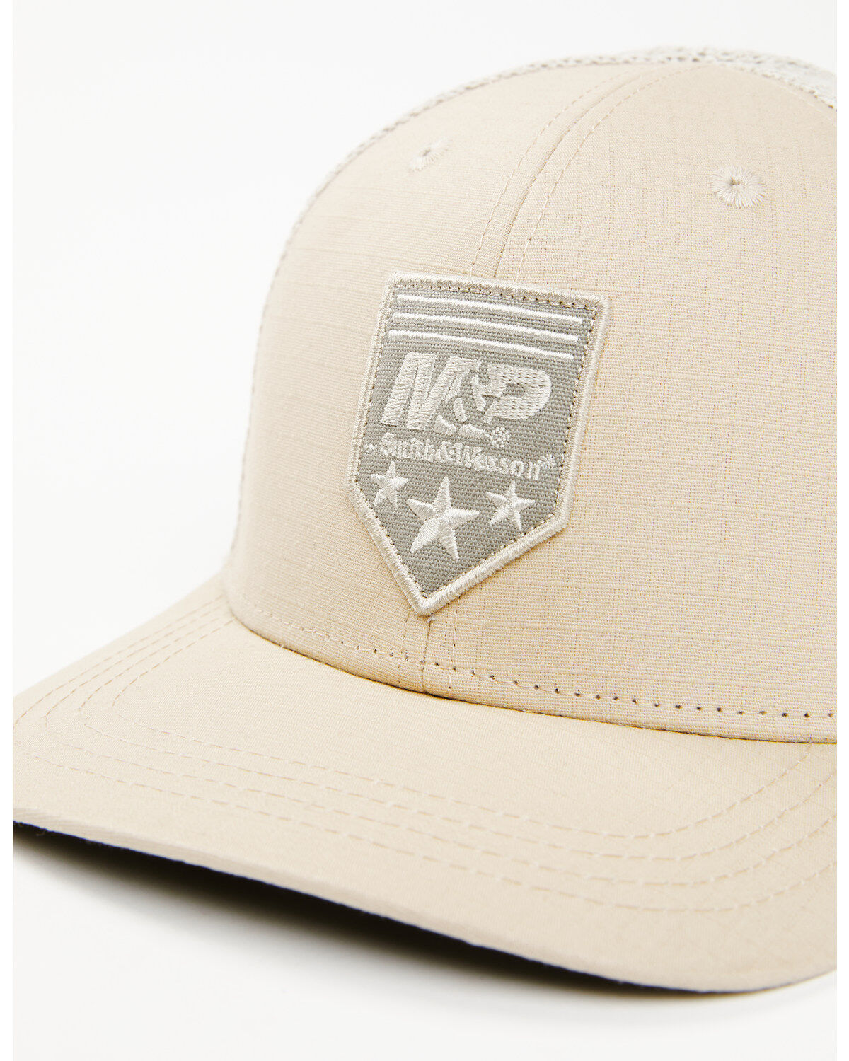 Image #2 - Smith & Wesson Men's Range Ready Ball Cap, Light Grey, hi-res