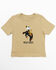 Image #1 - Cody James Toddler Boys' Wild One Short Sleeve Graphic T-Shirt, Tan, hi-res