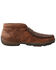 Image #2 - Twisted X Men's Ostrich Chukka Shoes - Moc Toe, Brown, hi-res