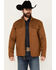 Image #1 - Dakota Grizzly Men's Kayce Softshell Zip Jacket, Brown, hi-res