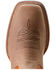 Image #4 - Ariat Men's Hudson Western Boots - Broad Square Toe, Beige, hi-res