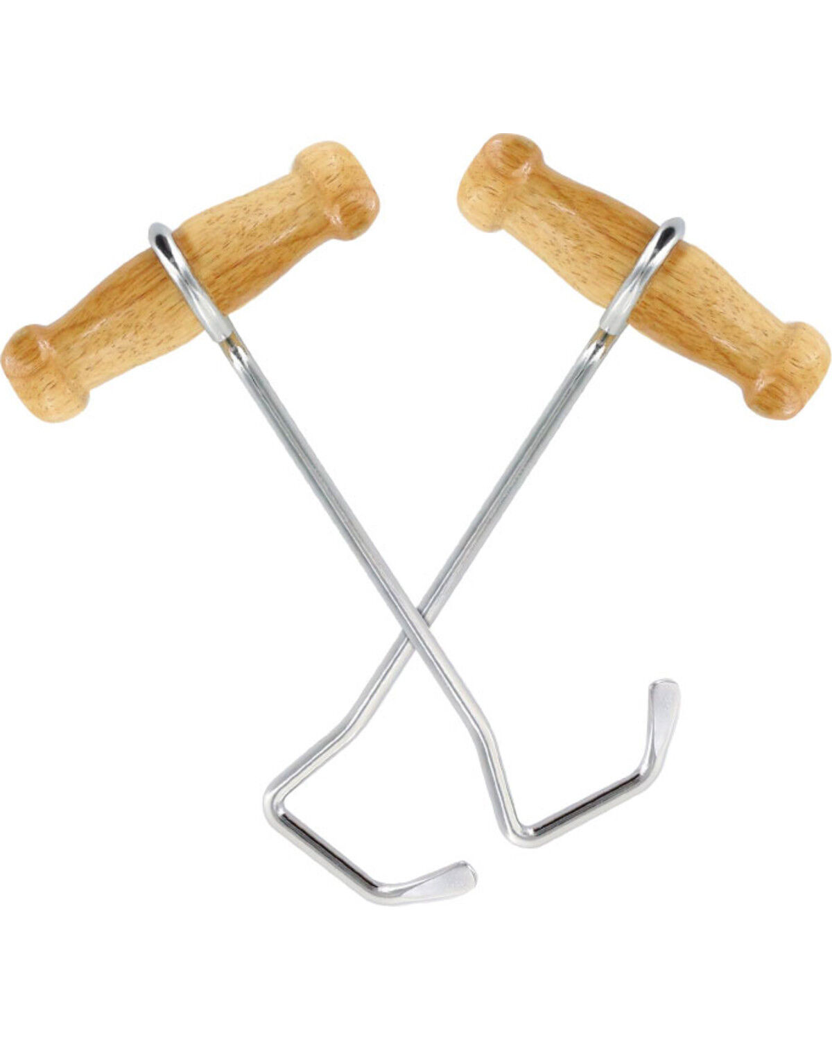 Boot Barn&reg; 6.5" Boot Hooks, Silver, hi-res