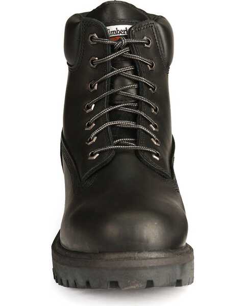 Image #4 - Timberland PRO Men's  6" Waterproof Insulated Work Boots, Black, hi-res