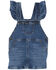 Image #1 - Wrangler Infant Girls' Phoebe Dark Wash Denim Skirtall , Dark Wash, hi-res